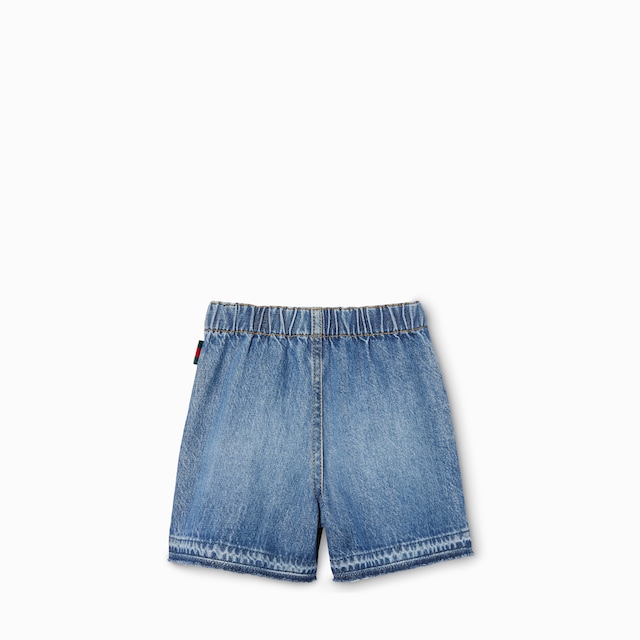 Babyshorts aus gebleichtem Denim