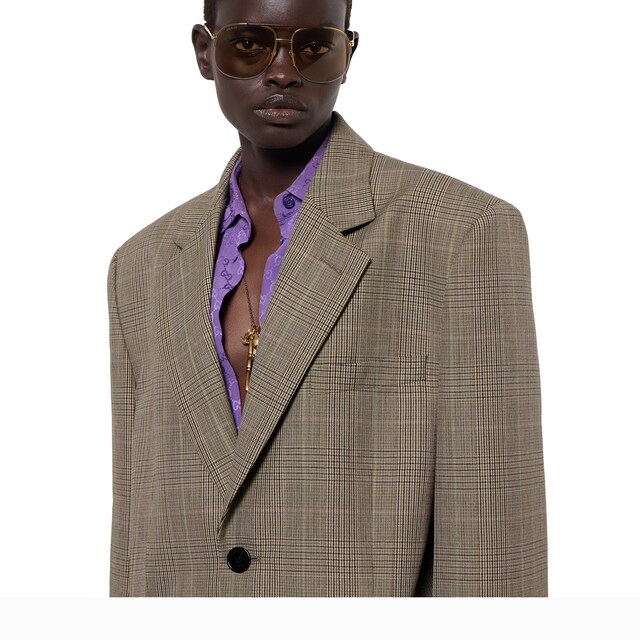 Prince of Wales wool jacket - image 3