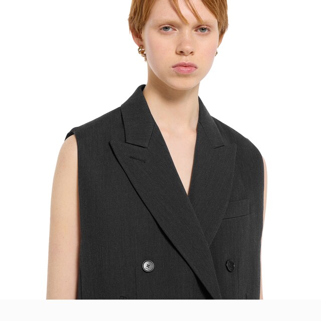 Wool vest with Web insert - image 3
