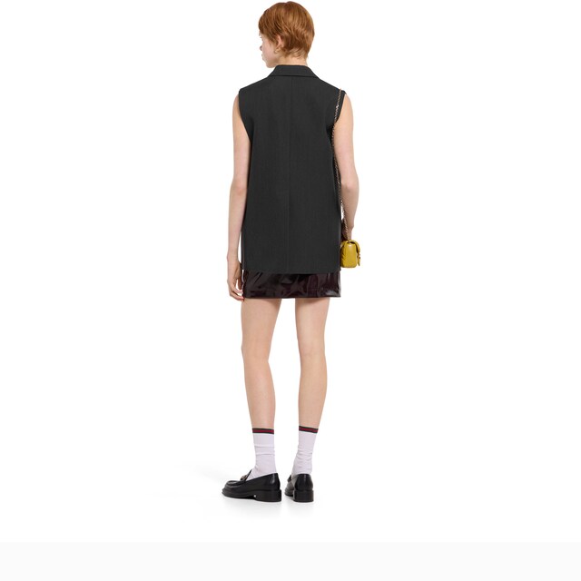 Wool vest with Web insert - image 4