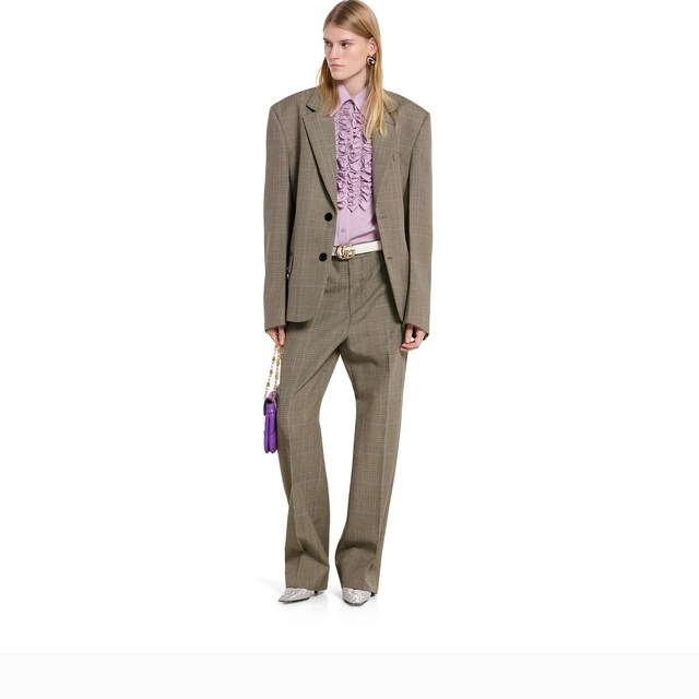 Prince of Wales wool pants - image 4