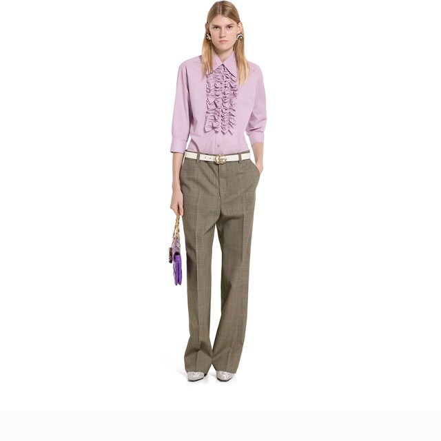 Prince of Wales wool pants - image 5
