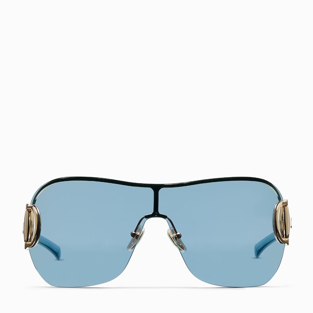 Frameless mask sunglasses