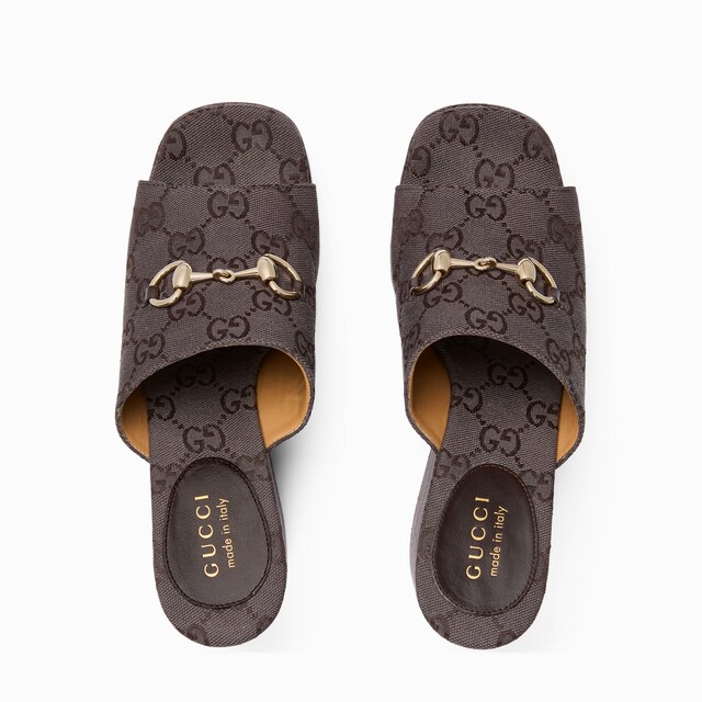 Women's wedge sandal with Horsebit - image 2