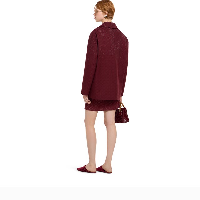 GG canvas skirt with crystals - image 2