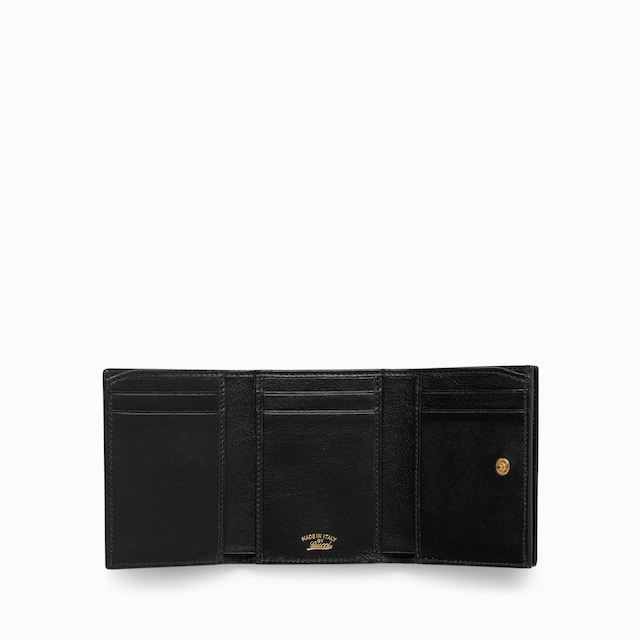 Gucci Horsebit Web small tri-fold wallet