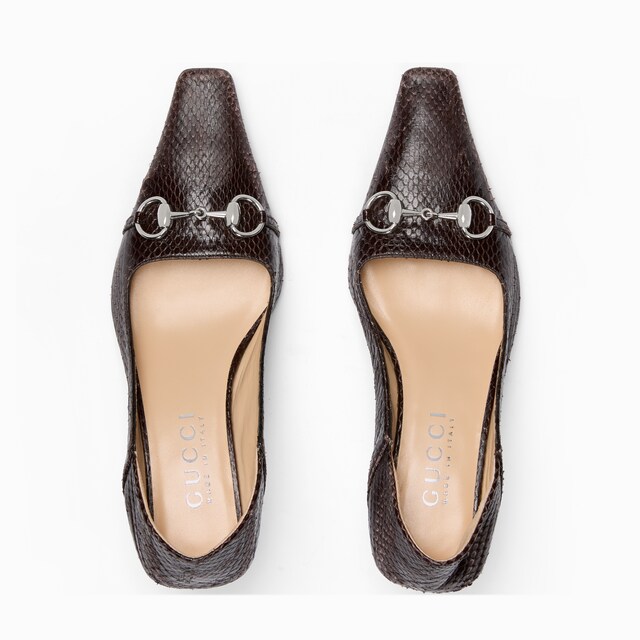 Women's Vittoria python pump - image 5