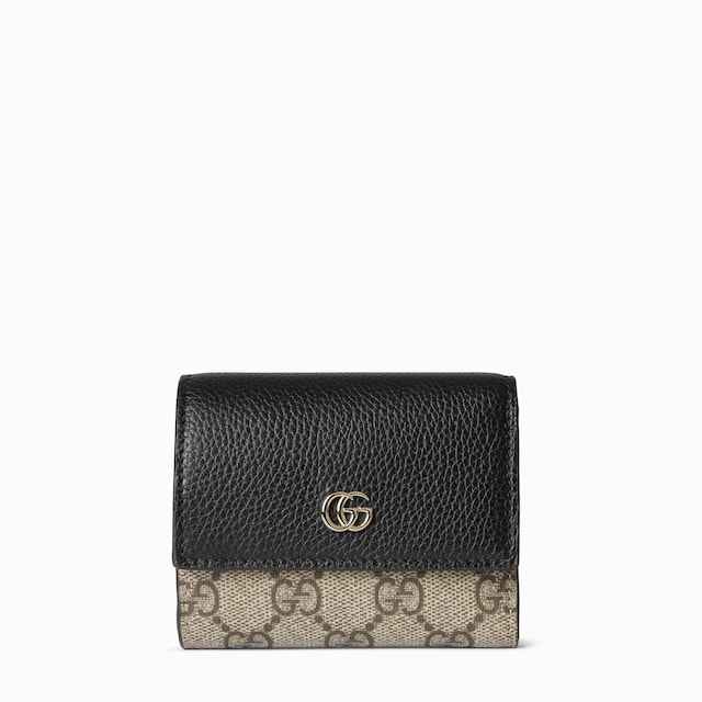 Cartera mediana bicolor GG Marmont