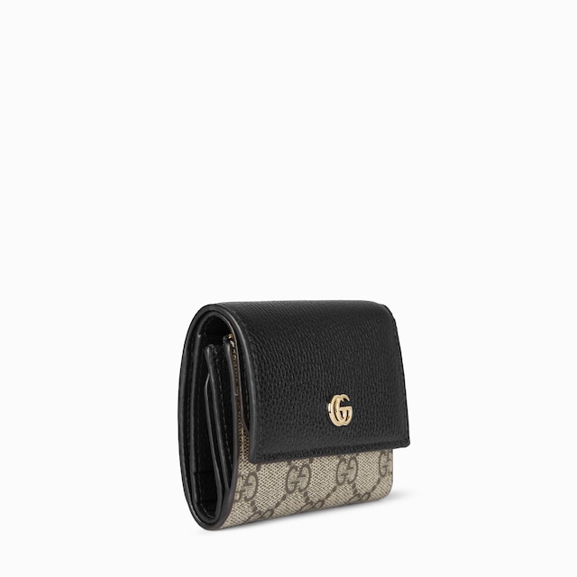 Cartera mediana bicolor GG Marmont