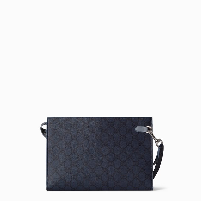 Dusty blue trim medium pouch - image 5