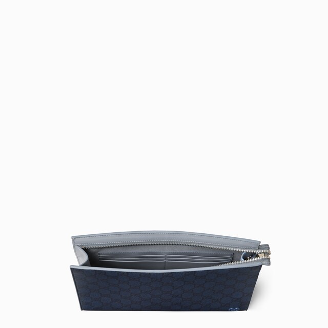 Dusty blue trim medium pouch - image 3