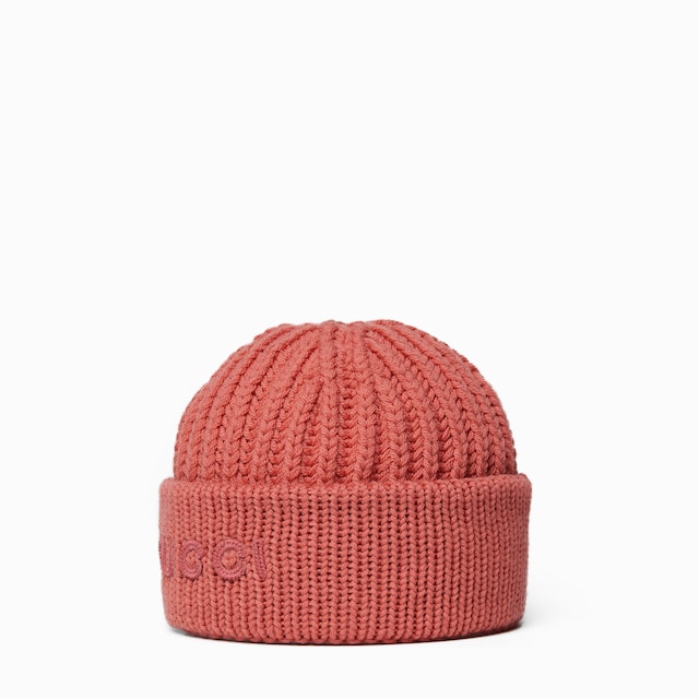 Wool cashmere hat with embroidery