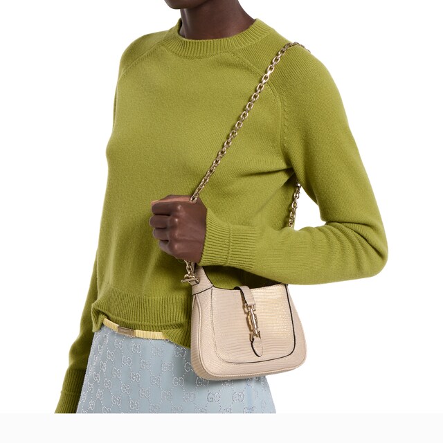 Gucci Jackie 1961 mini lizard bag - image 2