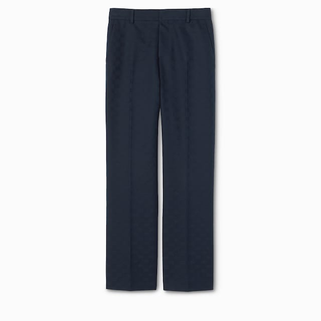 Pantalon en gabardine de coton GG
