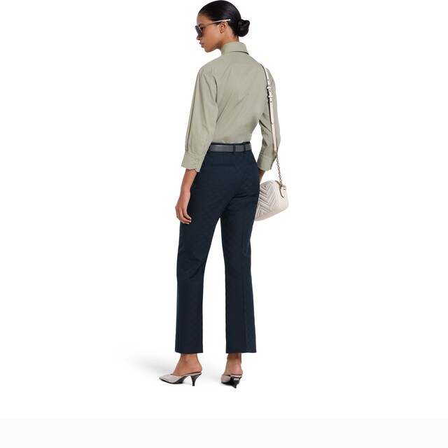 GG cotton gabardine pants - image 4