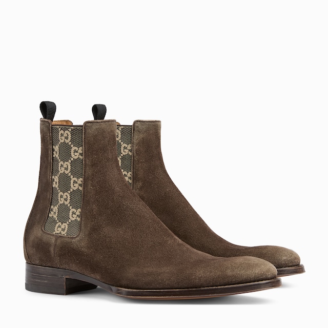 Men's worn-out effect ankle boot