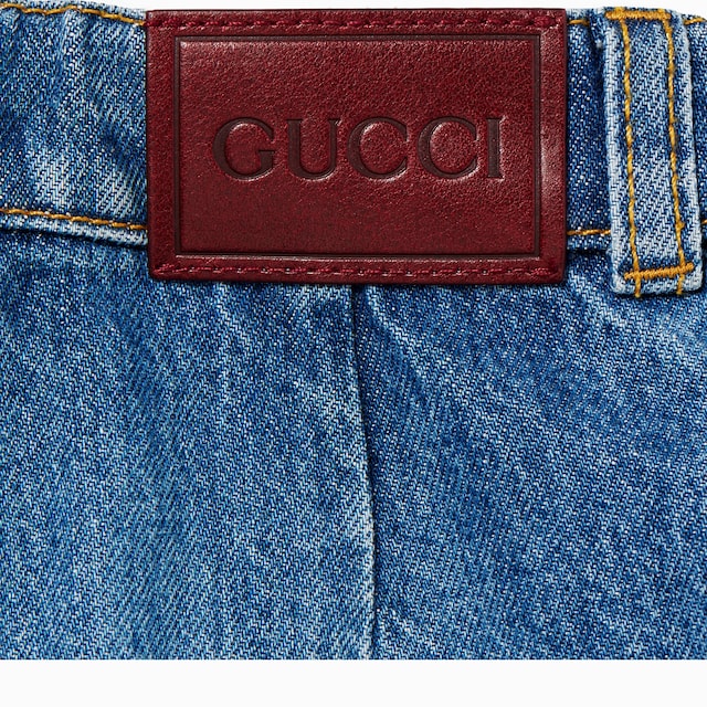 Children's bleached denim shorts