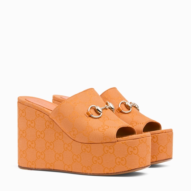 Sandalo donna con zeppa e Morsetto