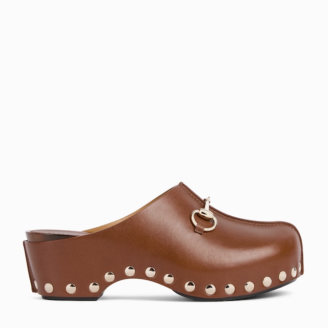 Women's platform clog with Horsebit