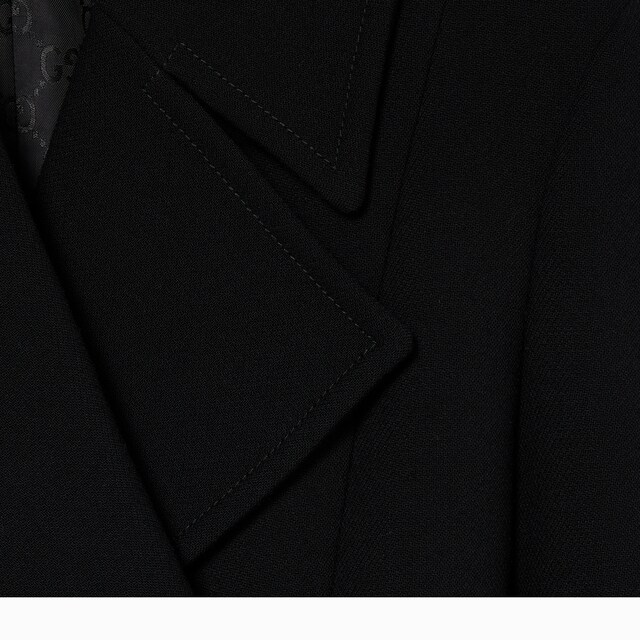 Double-breasted wool coat - image 2