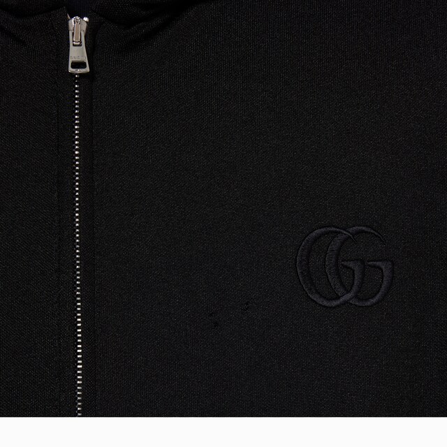 Jersey zip jacket with embroidery - image 2