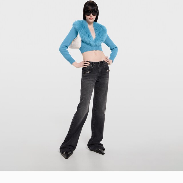 Knit wool cashmere cardigan - image 5