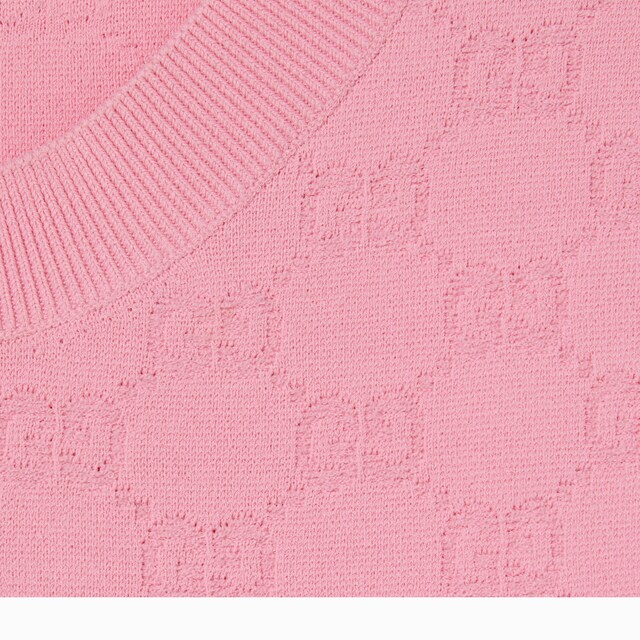 GG fine fabric jacquard vest
