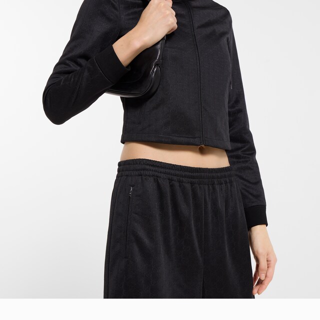 GG jersey jacquard leisure pants - image 5
