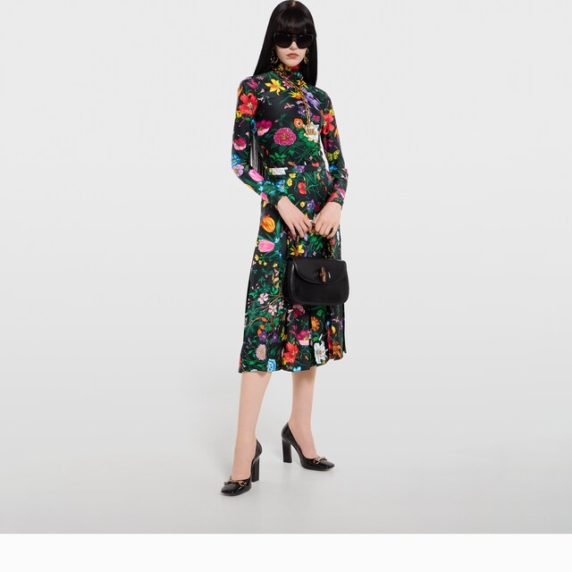 Printed sparkling jersey turtleneck - image 4
