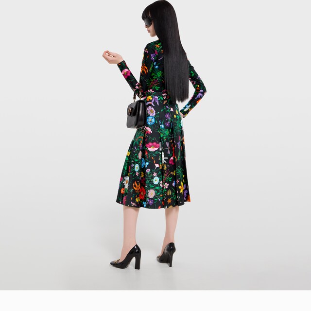 Printed sparkling jersey turtleneck - image 2