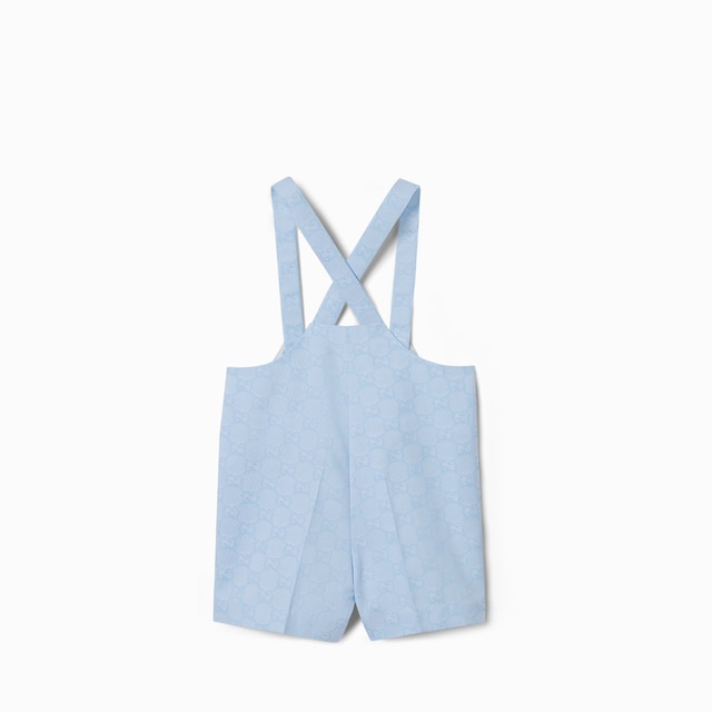 Baby GG cotton jacquard overall