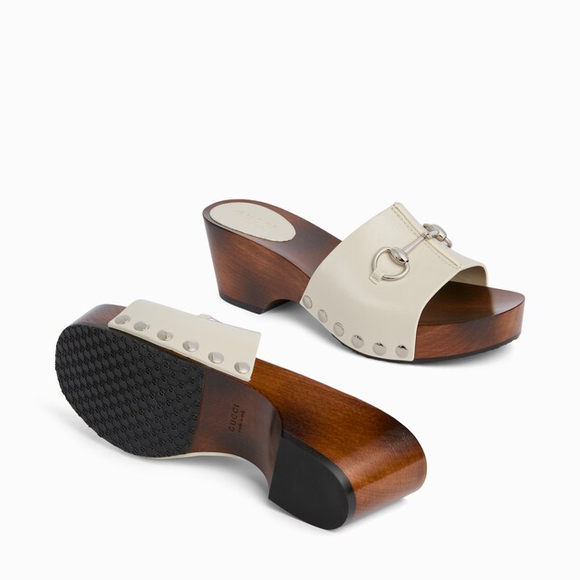 Women's platform clog with Horsebit - image 3