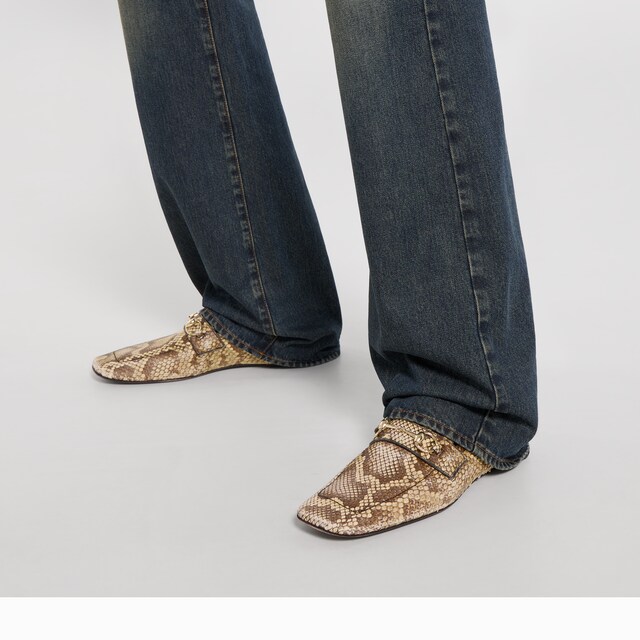 Men's Ragazzo python loafer