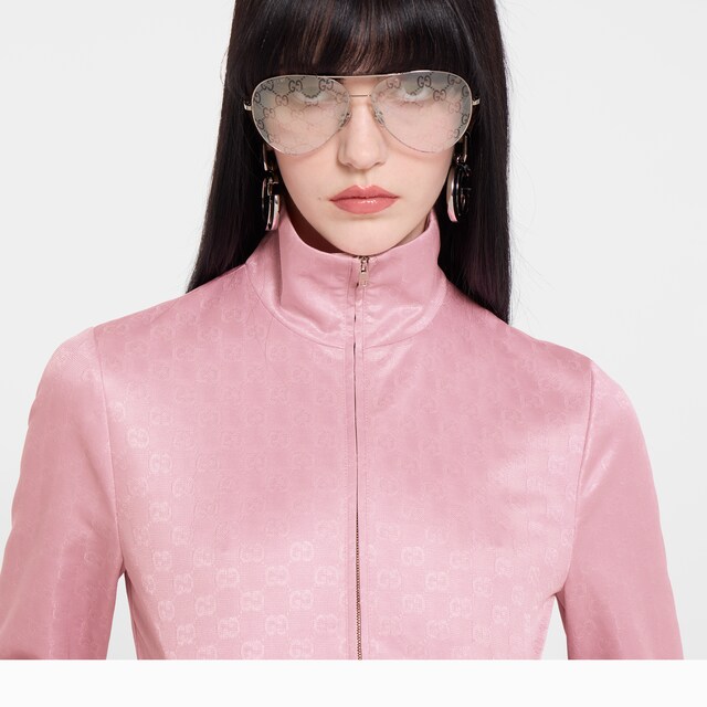 GG jersey jacquard zip jacket - image 2