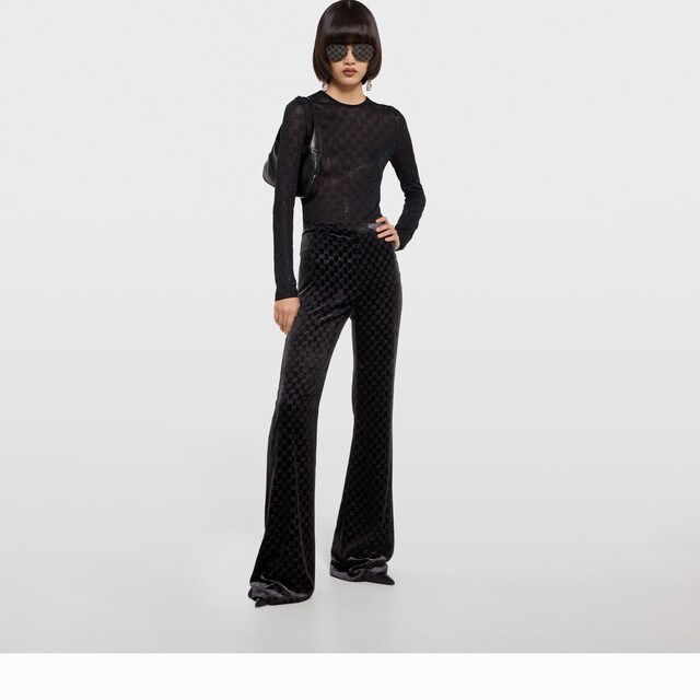 GG crystal embroidered top - image 4