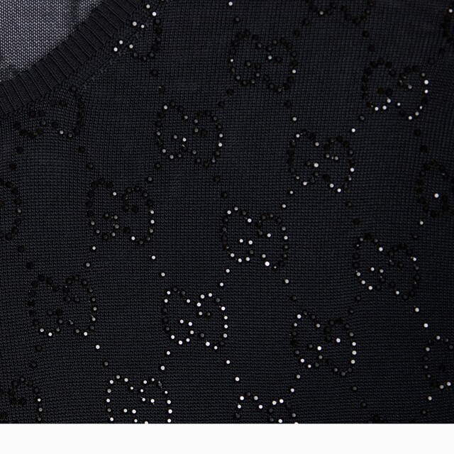 GG crystal embroidered top - image 2