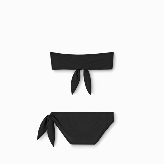 Sparkling jersey bikini with embroidery - image 3