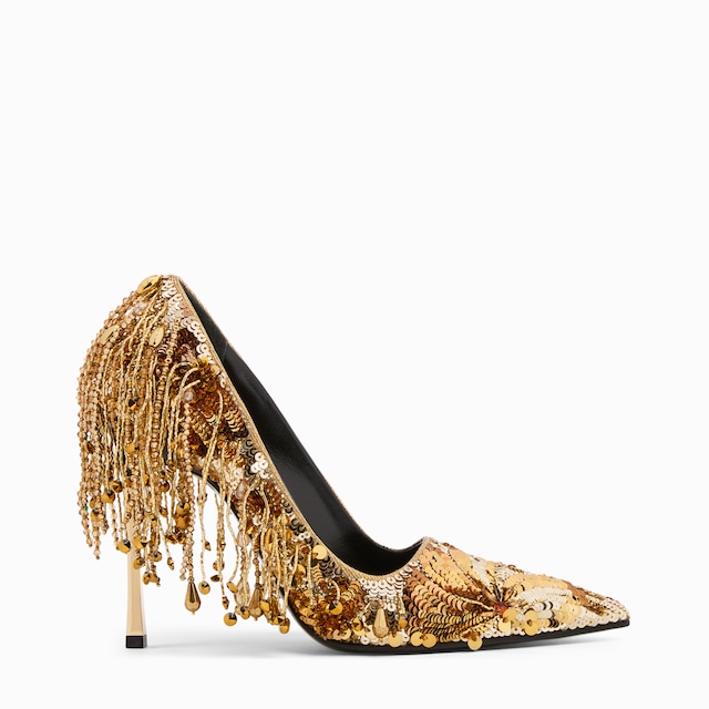Women's embroidered Bombshell pump