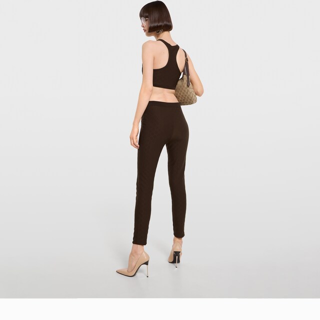 GG jersey jacquard leggings - image 4