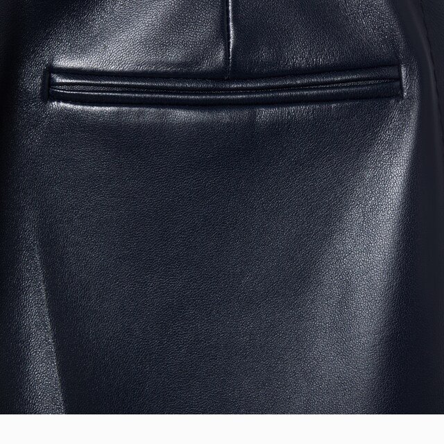 Shiny leather pants with Horsebit - image 4