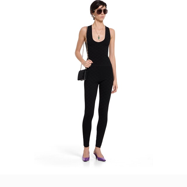 Elastic GG jacquard tank top - image 3