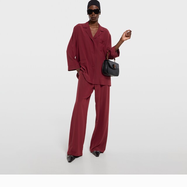 Silk crepe de chine pants - image 5