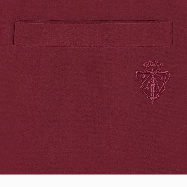 Silk crepe de chine pants