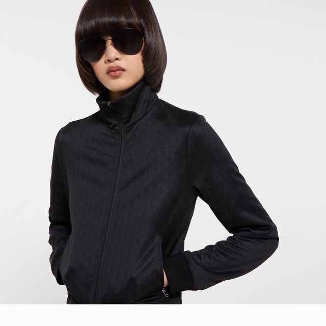 GG jersey jacquard zip jacket - image 2
