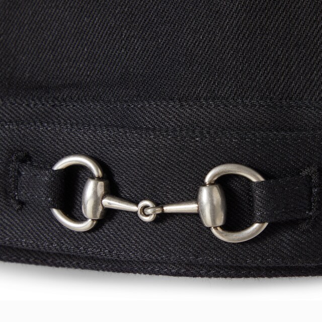 Cotton denim jacket with Horsebit - image 5