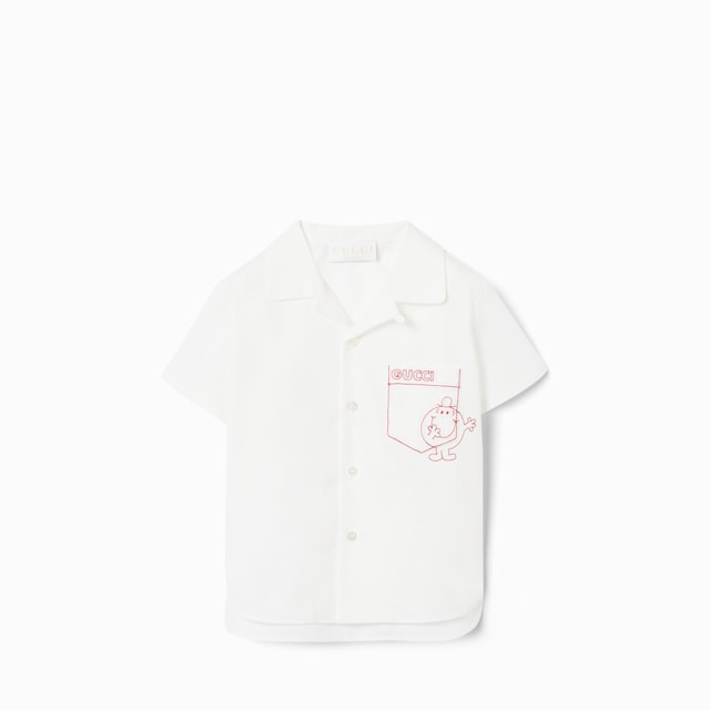 〔ベビー〕コットンポプリン シャツ