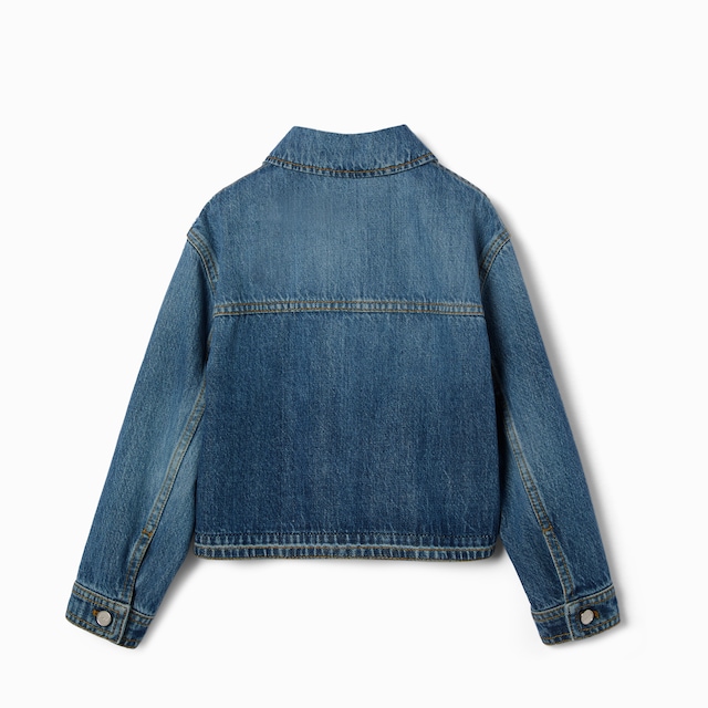 Children's bleached denim jacket