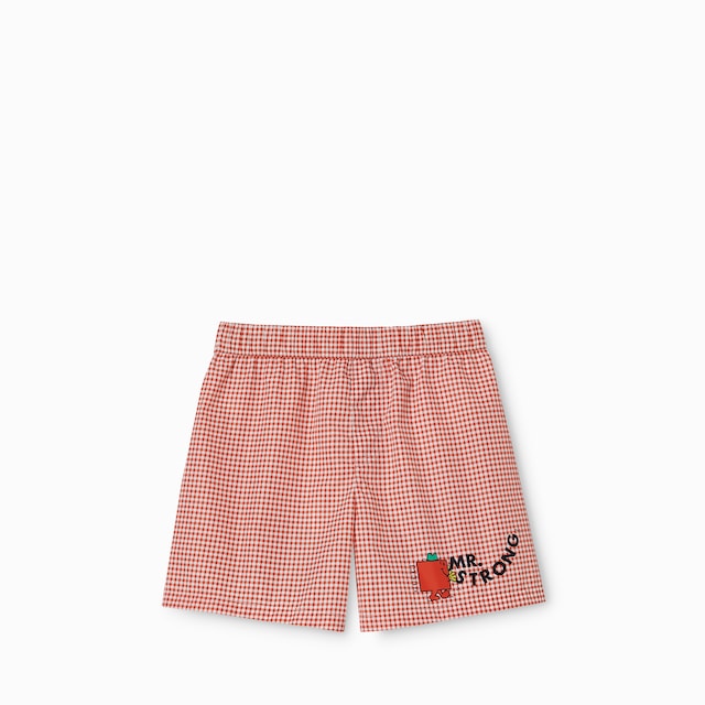 Children's printed nylon swim shorts