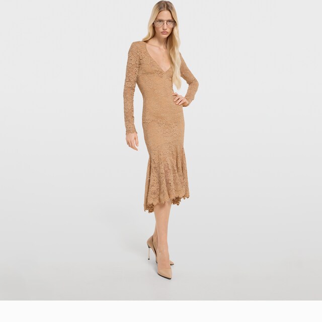 GG flower stretch lace dress - image 4