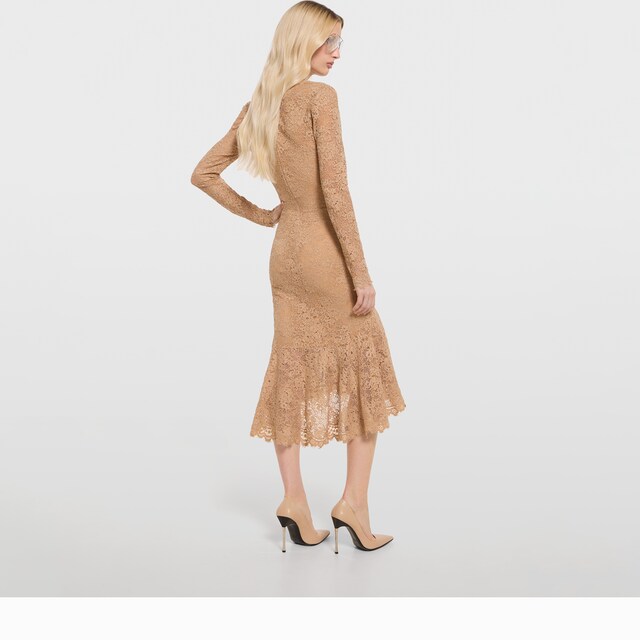 GG flower stretch lace dress - image 3